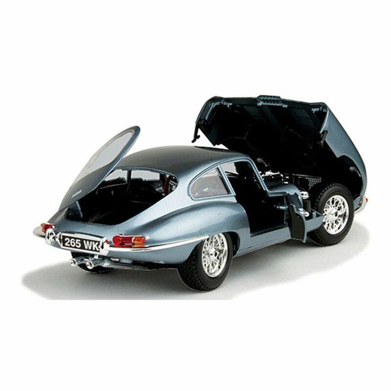 Bburago Jaguar E Type 1961 1.18 Coupe Blue Die-Cast Model, , large image number 0