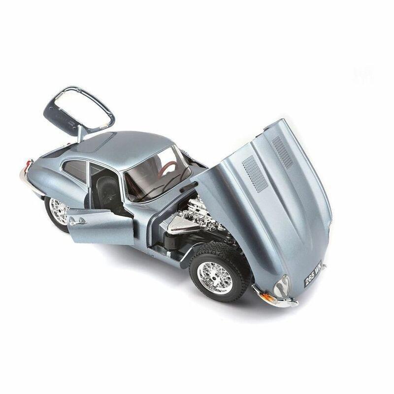 Bburago Jaguar E Type 1961 1.18 Coupe Blue Die-Cast Model, , large image number 1