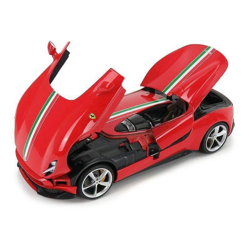 Bburago Signature Ferrari Monza Sp1 1.18 Red Die-Cast Model, , medium