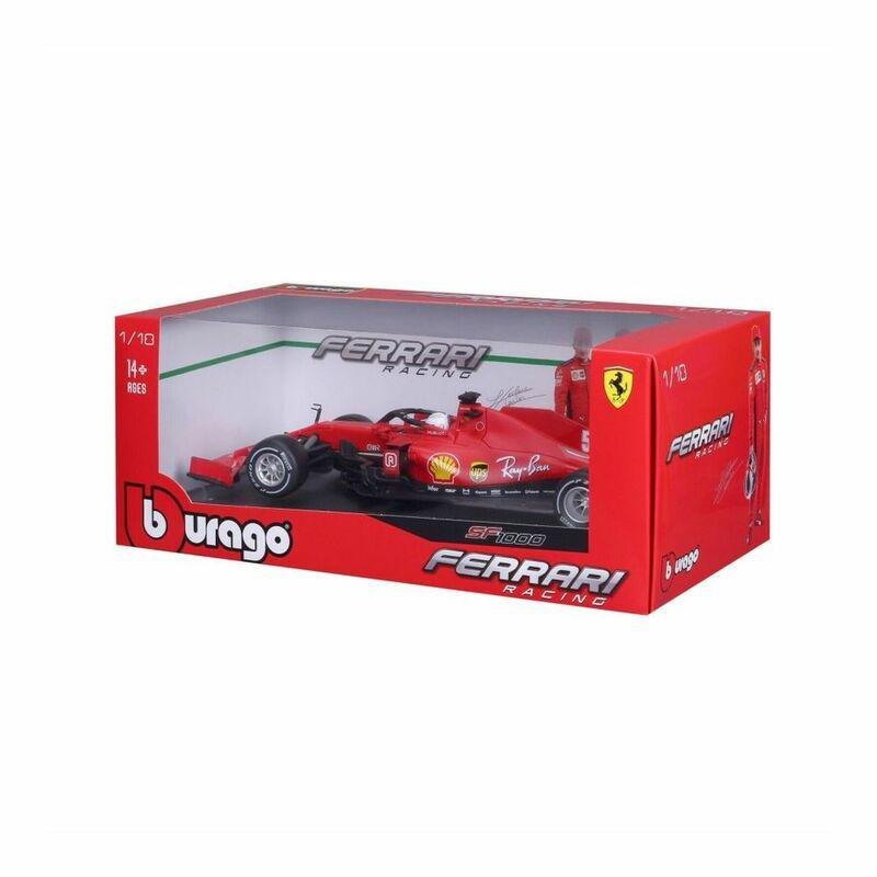 Bburago Ferrari Racing F1 1.18 2020 Sebastian Vettel Sf1000 5 Die-Cast Model, , large image number 0