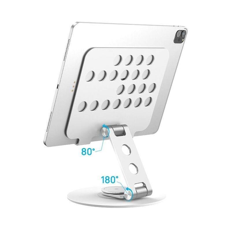 Momax Fold Stand Mila Rotatable Tablet Stand - Silver, , large image number 1