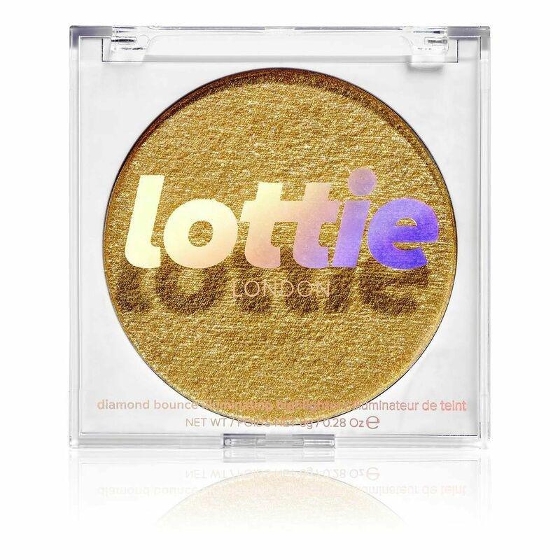 Lottie London Diamond Bounce Highlighter Gold 8g, , large image number 0