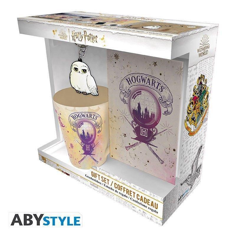 Abystyle Harry Potter Hogwarts Gift Set 250 ml Mug + Keychain + Notebook, , medium
