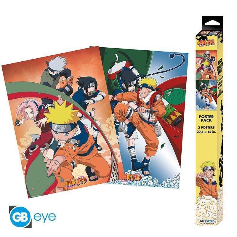 Abystyle Naruto Set 2 Chibi Posters Team 7 (52 x 38 cm), , large image number 0