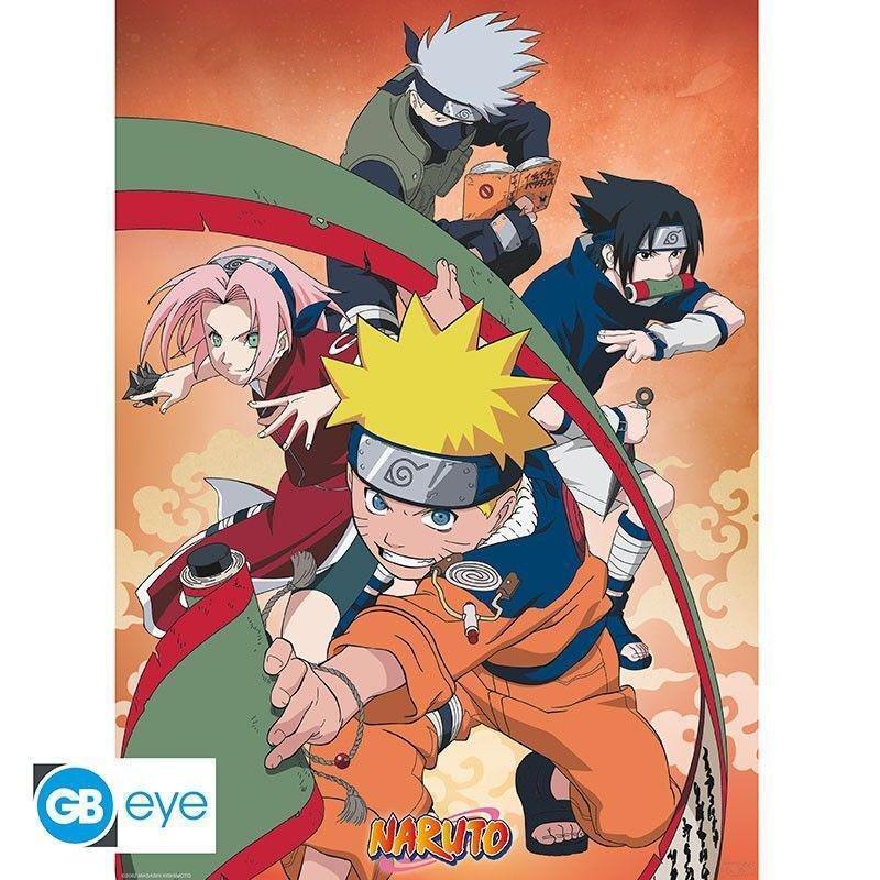 Abystyle Naruto Set 2 Chibi Posters Team 7 (52 x 38 cm), , large image number 1