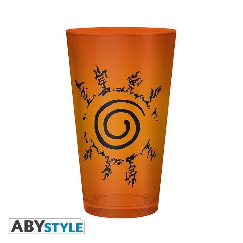 Abystyle Naruto Konoha & Seal 400 ml Glass, , large image number 0