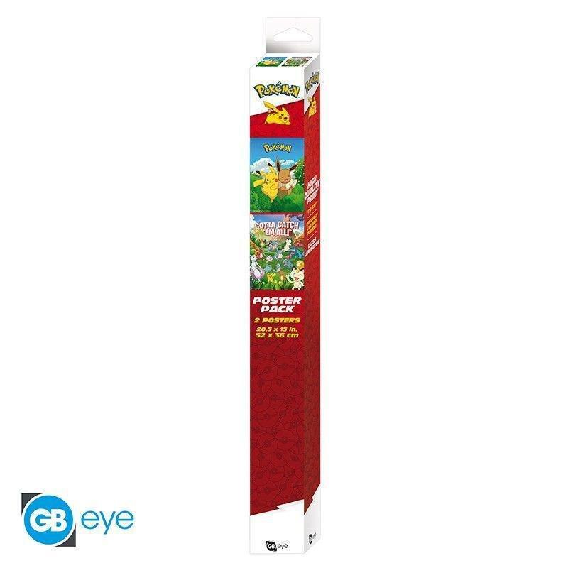 Abystyle Pokemon Set 2 Chibi Posters Environments (52 x 38 cm), , large image number 3