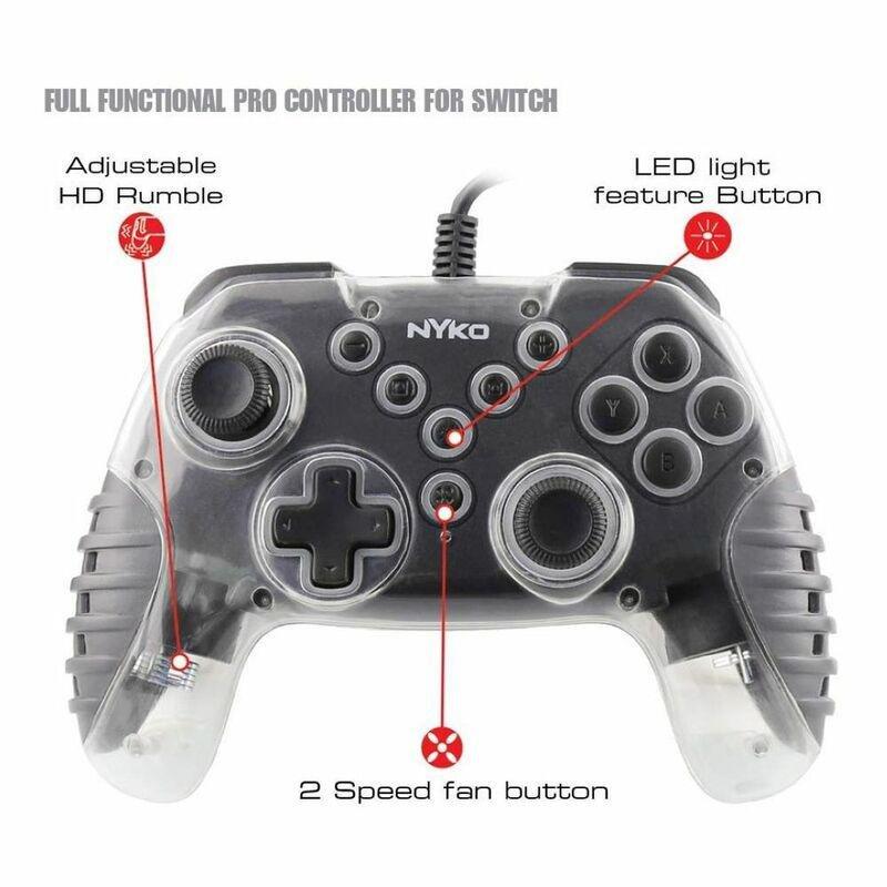 Nyko Air Glow Wired Controller for Nintendo Switch, , large image number 7