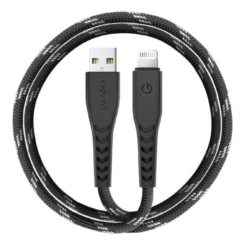 Energea Nyloflex iPhone Lightning Cable MFI 1.5M Black, , medium