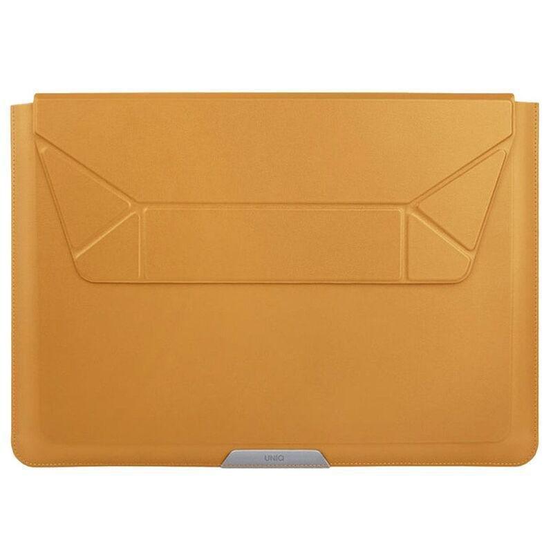 UNIQ Oslo Laptop Sleeve with Foldable Stand 14-inch - Deep Mustard, , large image number 0