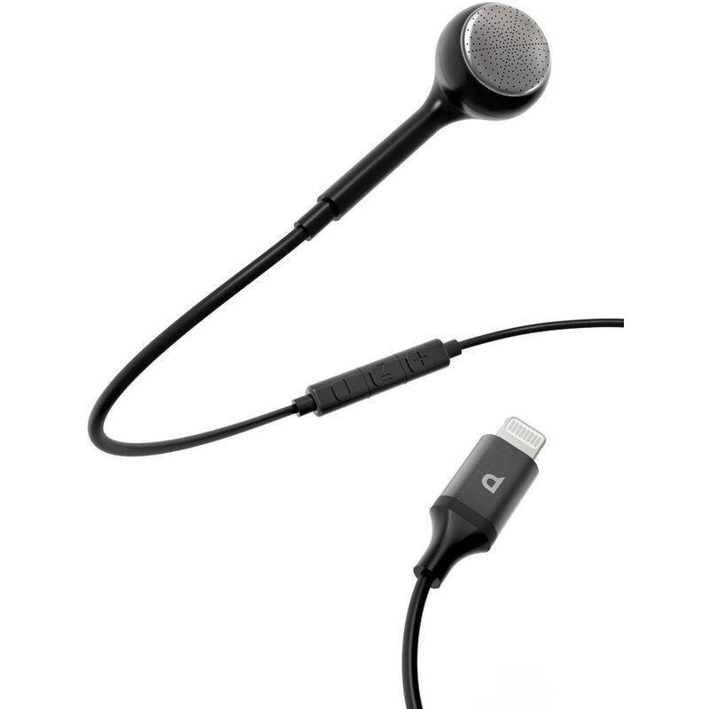 Powerology Mono Earphone Lightning Connector - Black, , large image number 1