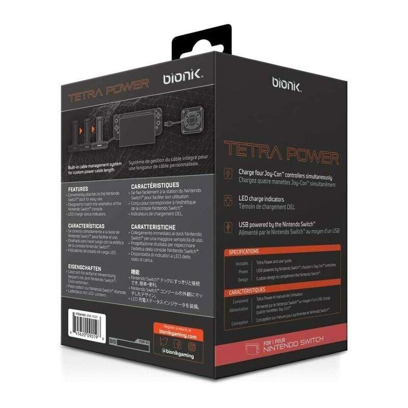 BIONIK - Bionik Tetrea Power Black for Nintendo Switch