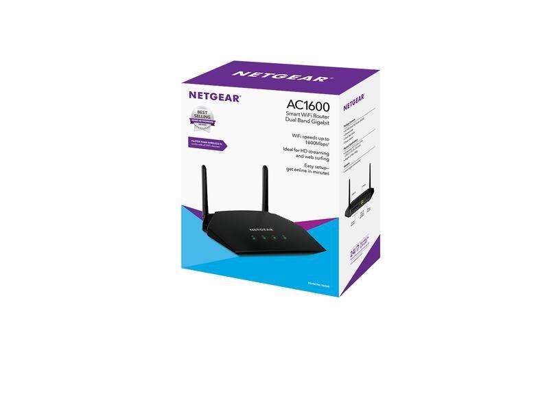 Netgear R6260-100UKS AC1600 Dual-Band Wi-Fi Router, , large image number 1