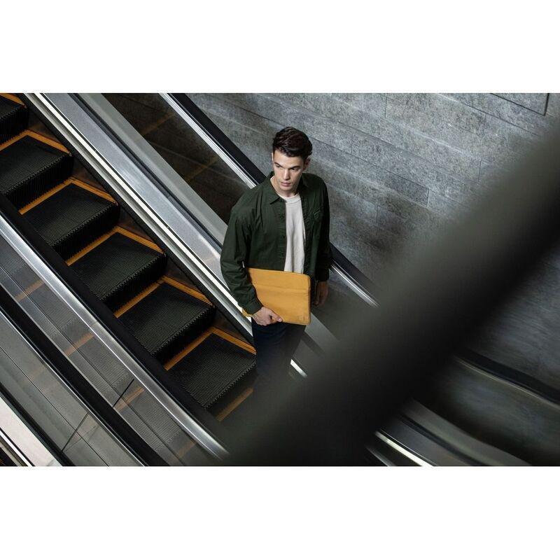 UNIQ Vienna Protective RPET Fabric Laptop Sleeve 14-inch - Canary, , large image number 3