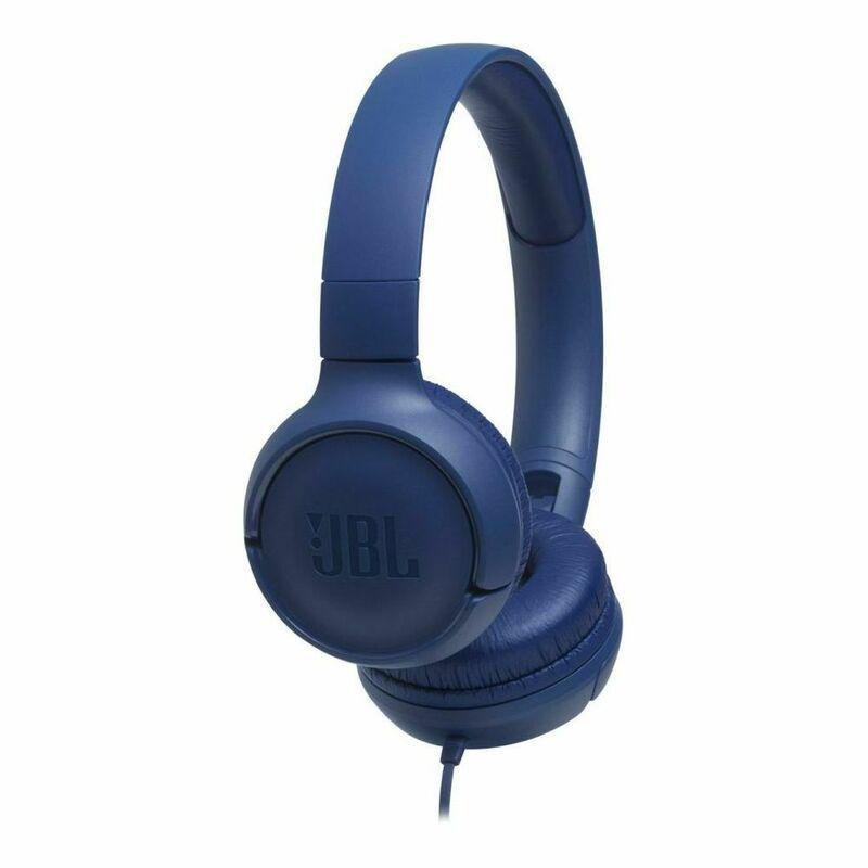 JBL Tune 500 Blue Wired On-Ear Headphones, , large image number 0
