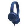 JBL - JBL Tune 500 Blue Wired On-Ear Headphones
