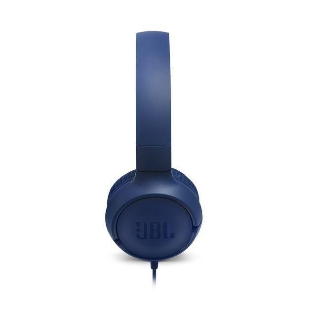 JBL Tune 500 Blue Wired On-Ear Headphones, , large image number 1