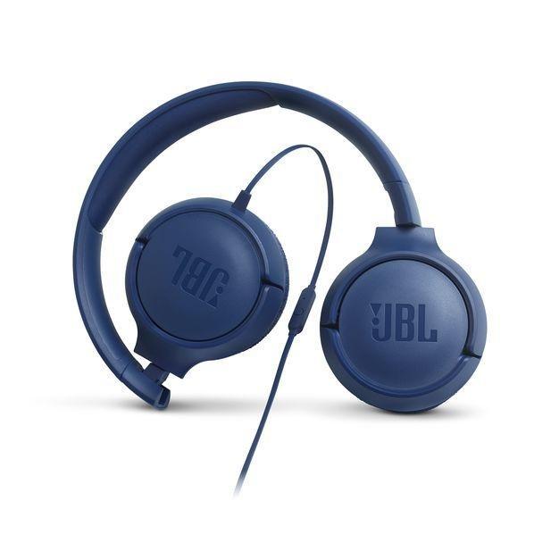 JBL Tune 500 Blue Wired On-Ear Headphones, , large image number 2