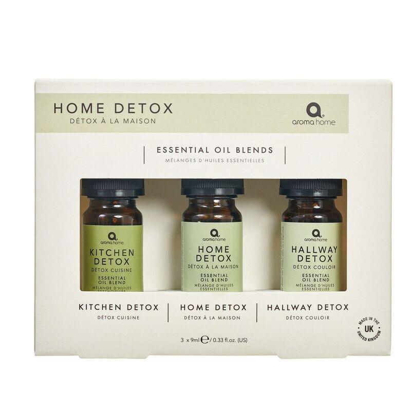 Aroma Home Home Detox Essential Oil Blends Set (3 x 9ml), , large image number 0