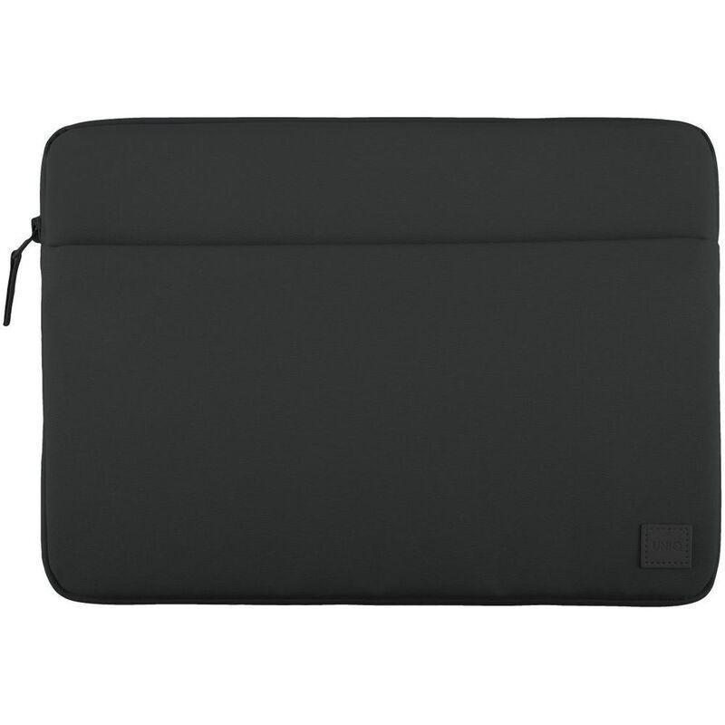 Uniq Vienna Protective RPET Fabric Laptop Sleeve 16-inch - Midnight Black, , medium