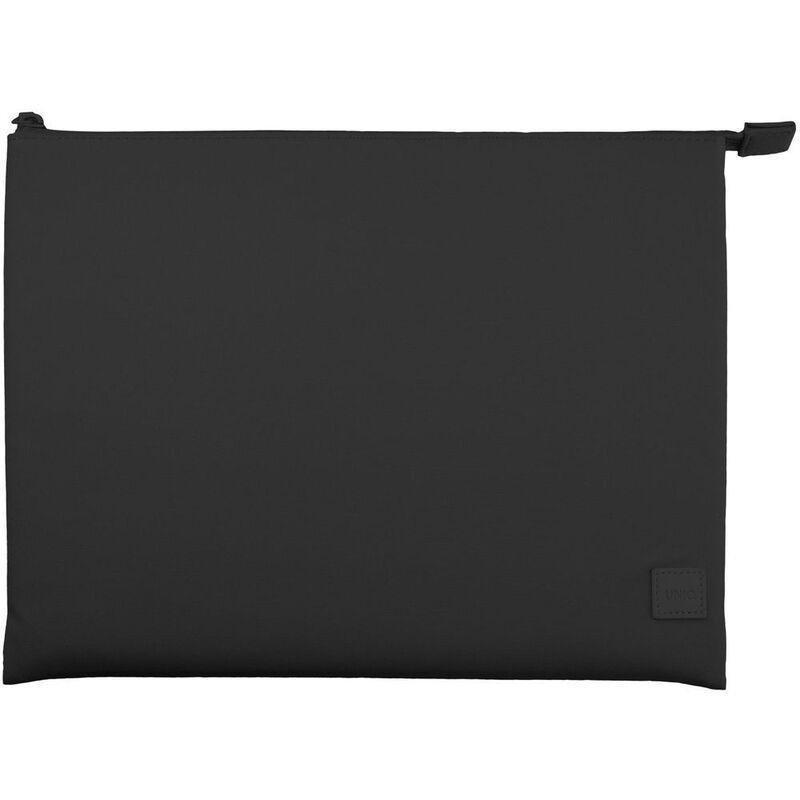 UNIQ Lyon Snug-Fit Protective RPET Fabric Laptop Sleeve 14-inch - Midnight Black, , medium