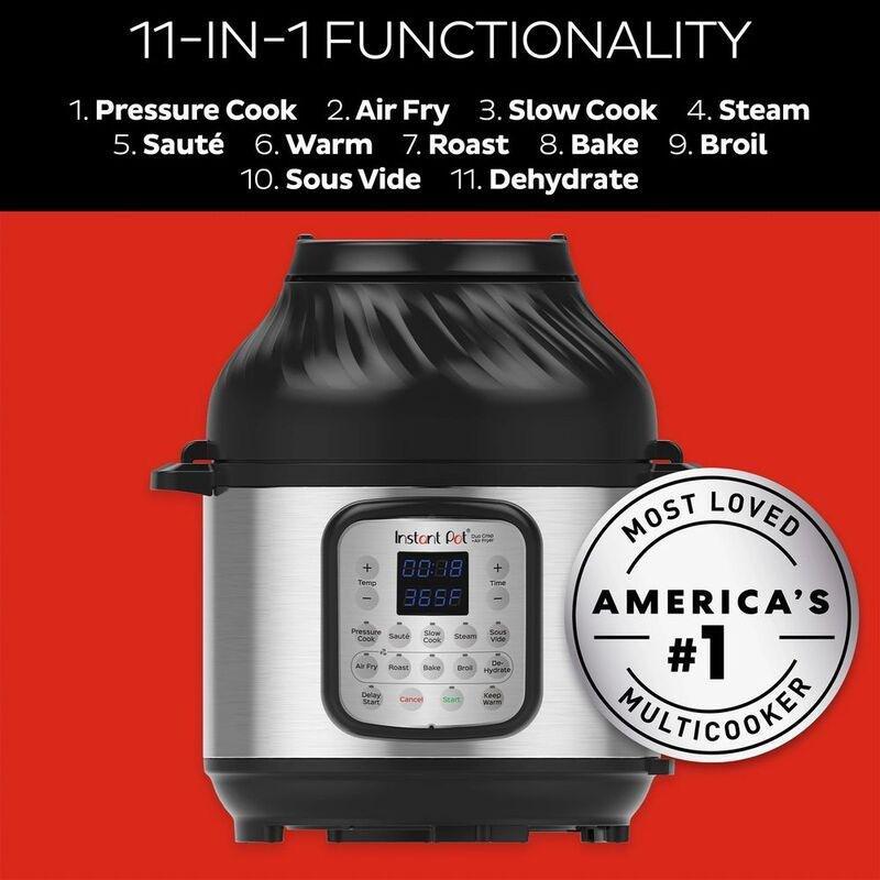 Instant Pot Duo Crisp + Air Fryer 8Qt, , large image number 0