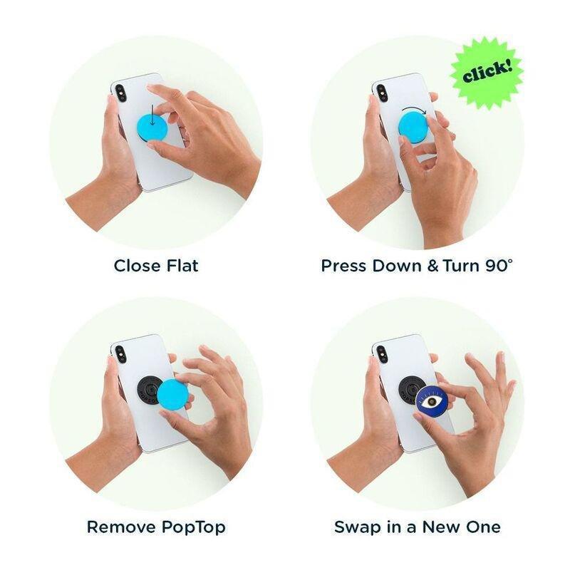 Popsockets Phone Grip & Stand For Smartphones - Enamel Evil Eye, , large image number 2