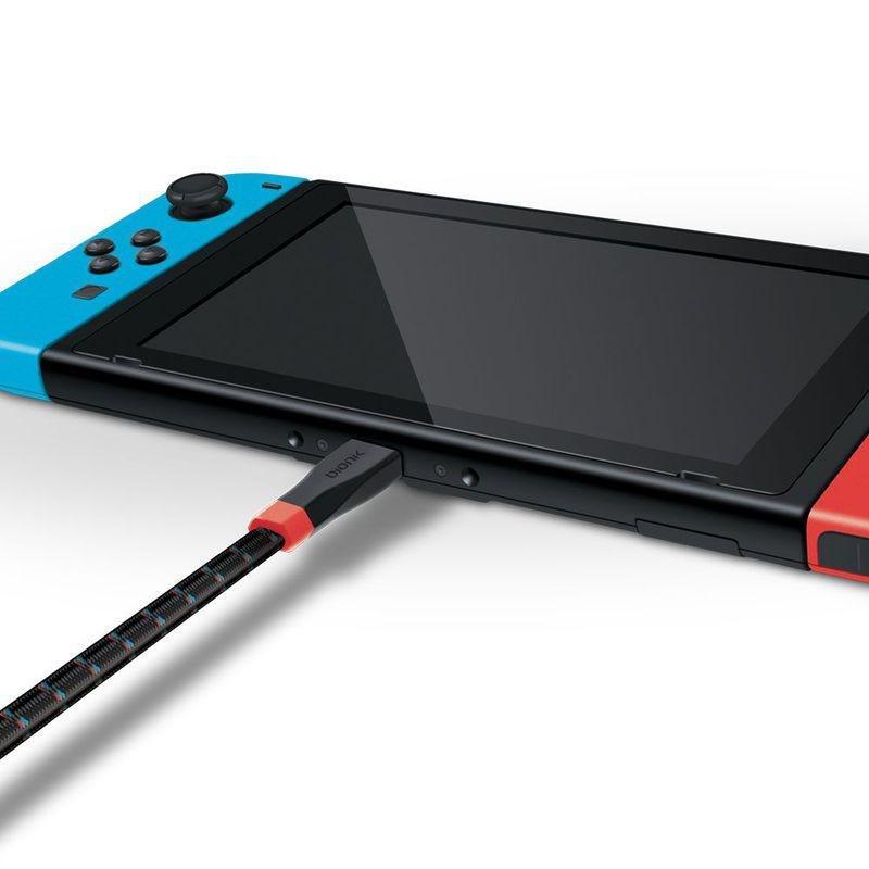 Bionik Lynx Grey/Orange for Nintendo Switch, , large image number 0