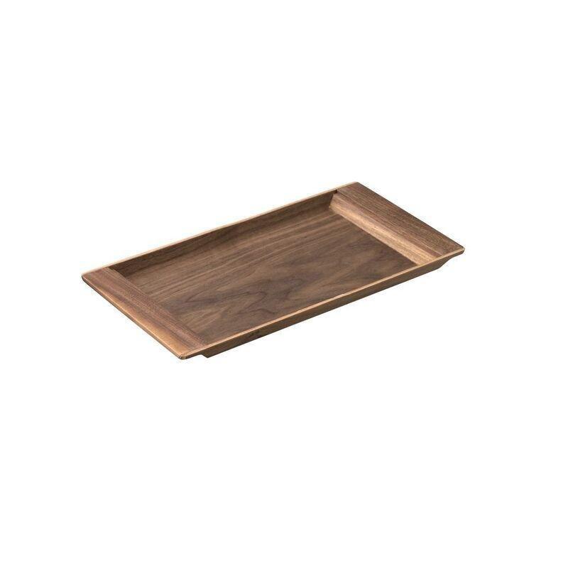 Kinto Sepia Non-Slip Tray (36 x 18cm) - Walnut, , large image number 1