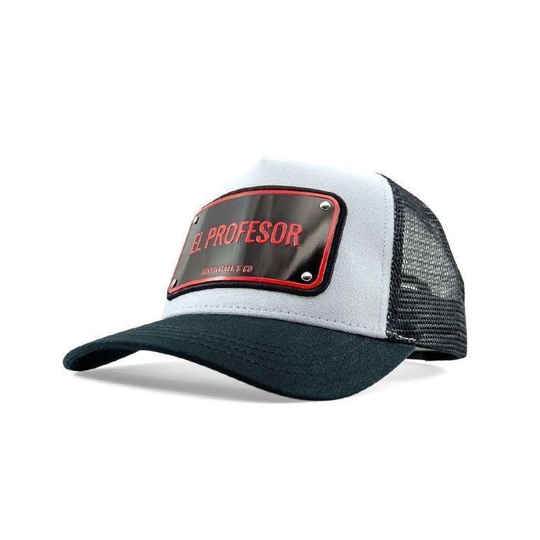 John Hatter El Profesor Men's Trucker Cap - Grey/Black, , medium