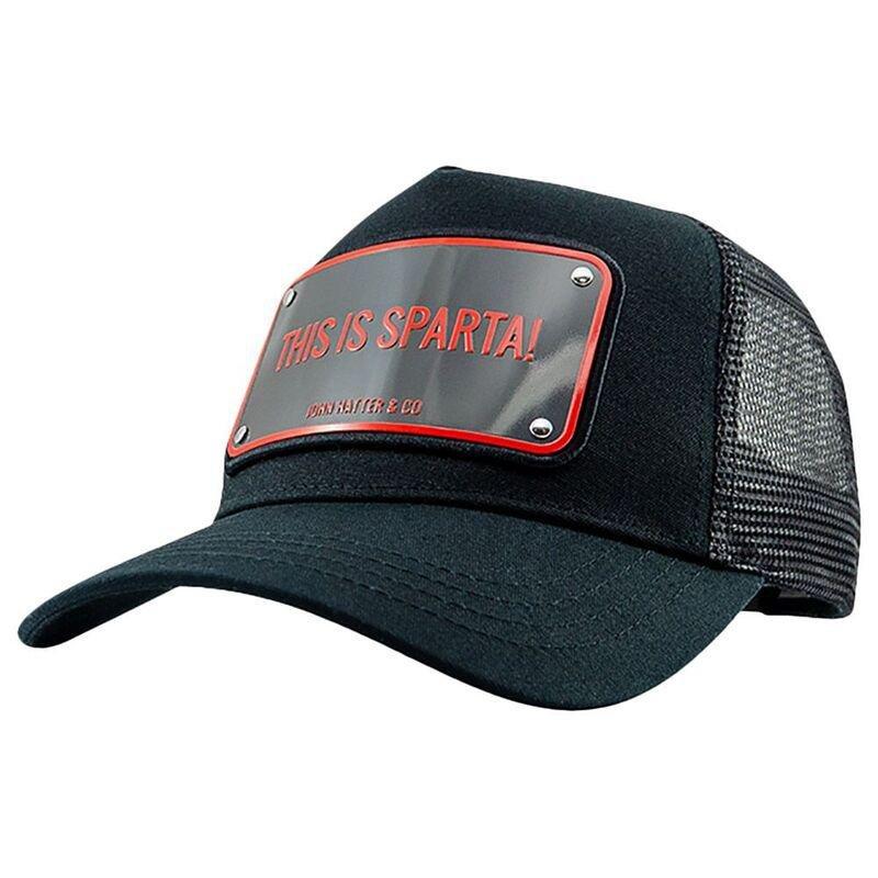 John Hatter This Is Sparta! Men's Trucker Cap Black, , large image number 0