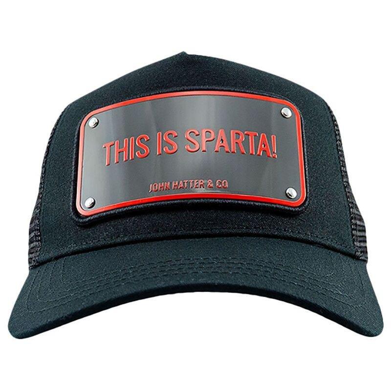 John Hatter This Is Sparta! Men's Trucker Cap Black, , large image number 3