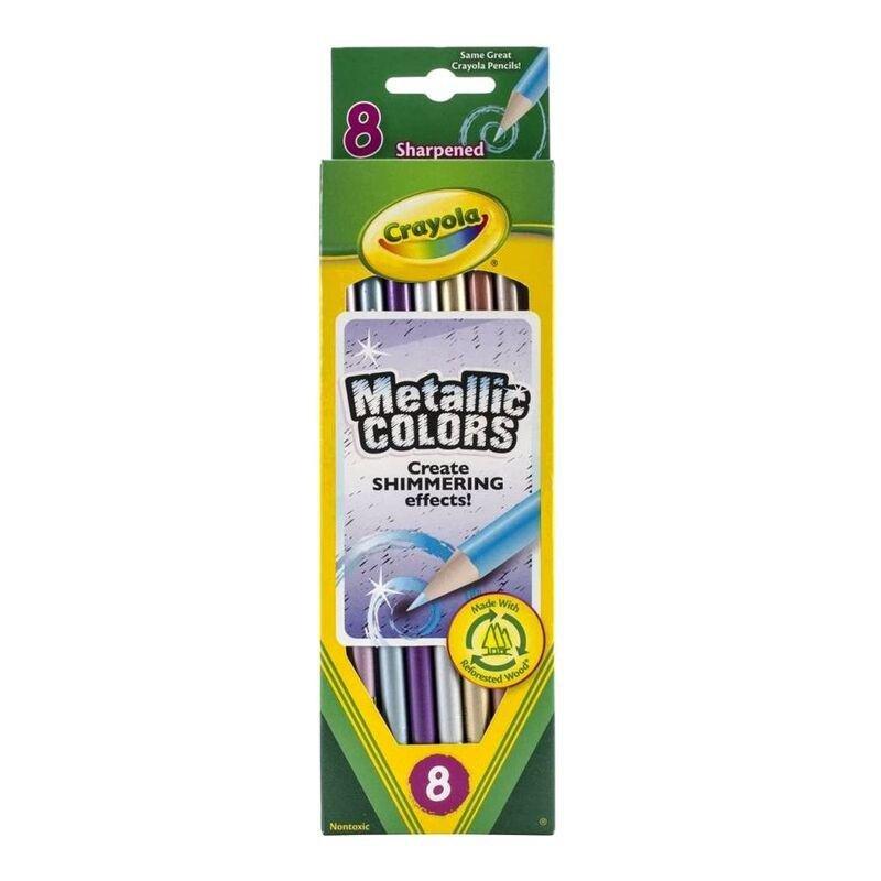Crayola Metallic FX Colored Pencils (Set of 8), , large image number 0