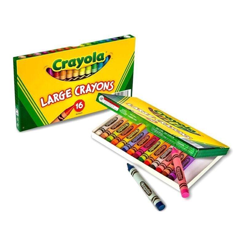 Crayola Large Size Classic Crayons (Set of 16), , large image number 1