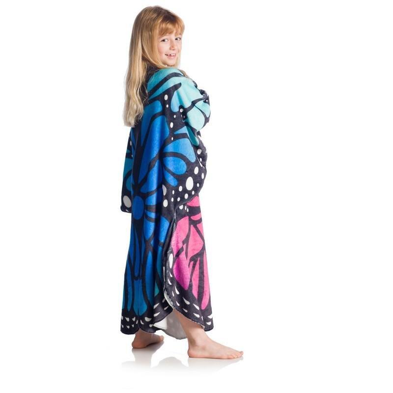 Kanguru 1235 Kids Blanket With Butterfly Wings Blue, , large image number 3