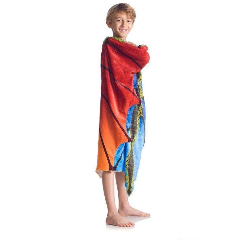 Kanguru 1236 Kids Blanket With Dragon Wings, , large image number 1