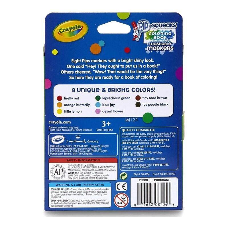 Crayola Pip Squeaks Washable Markers, , large image number 1
