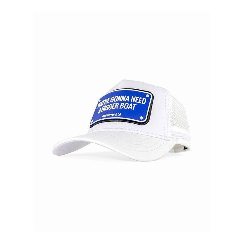 John Hatter & Co Bigger Boat Trucker Unisex Cap White One Size, , medium