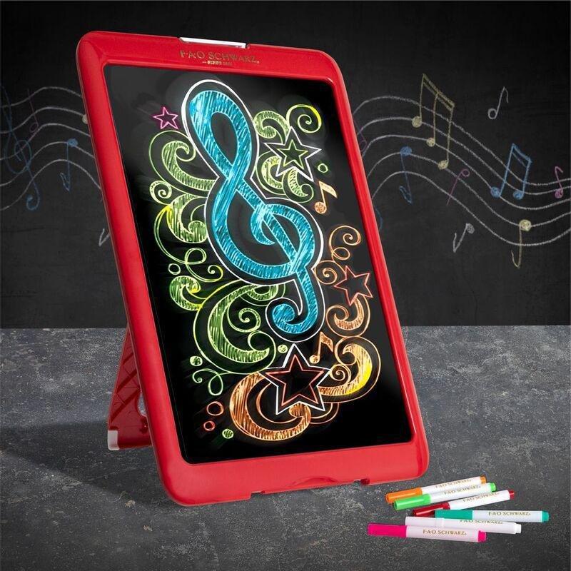 FAO Schwarz LED Neon Glow Drawing Easel, , large image number 2