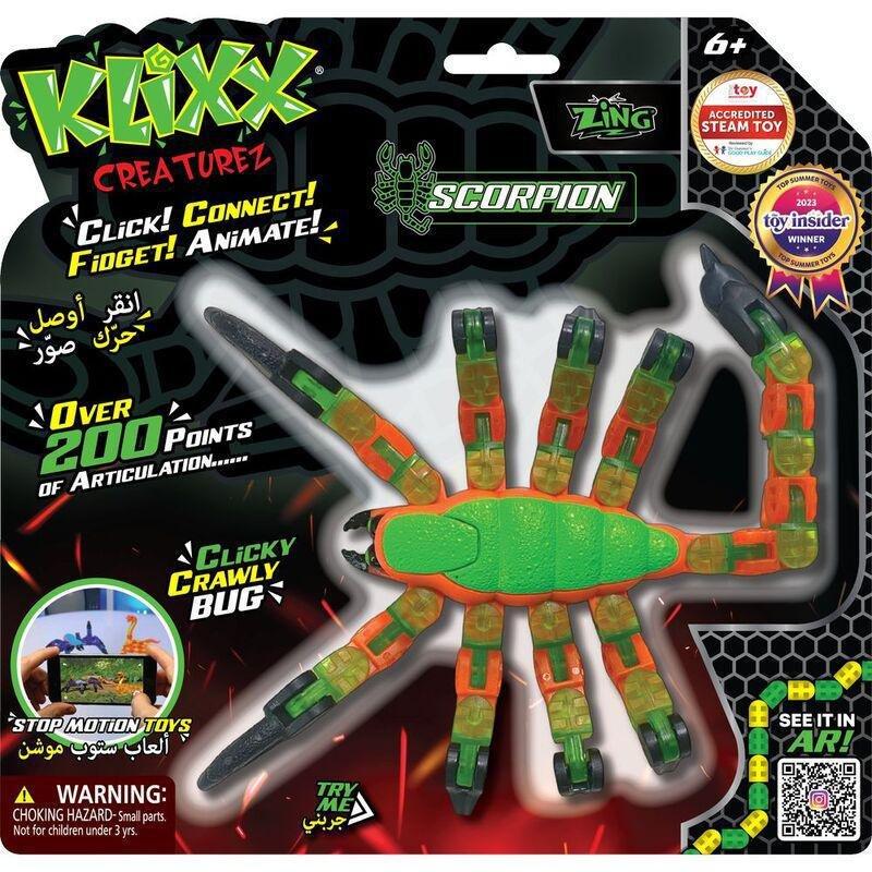 Klixx Creaturez Scorpion Kids Toy, , large image number 0