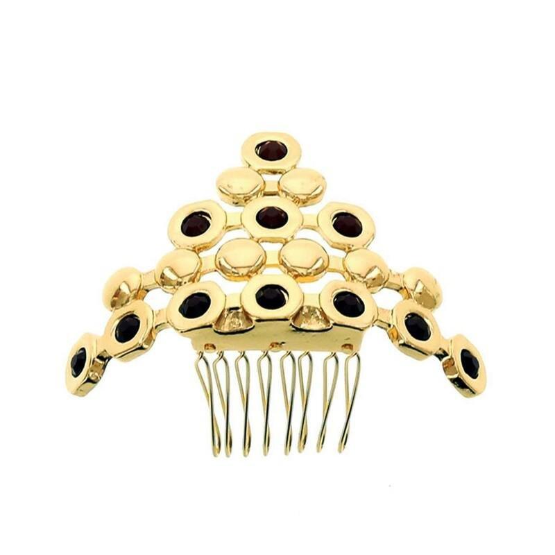 Kitsch Boho Gold Bun Pin, , large image number 0