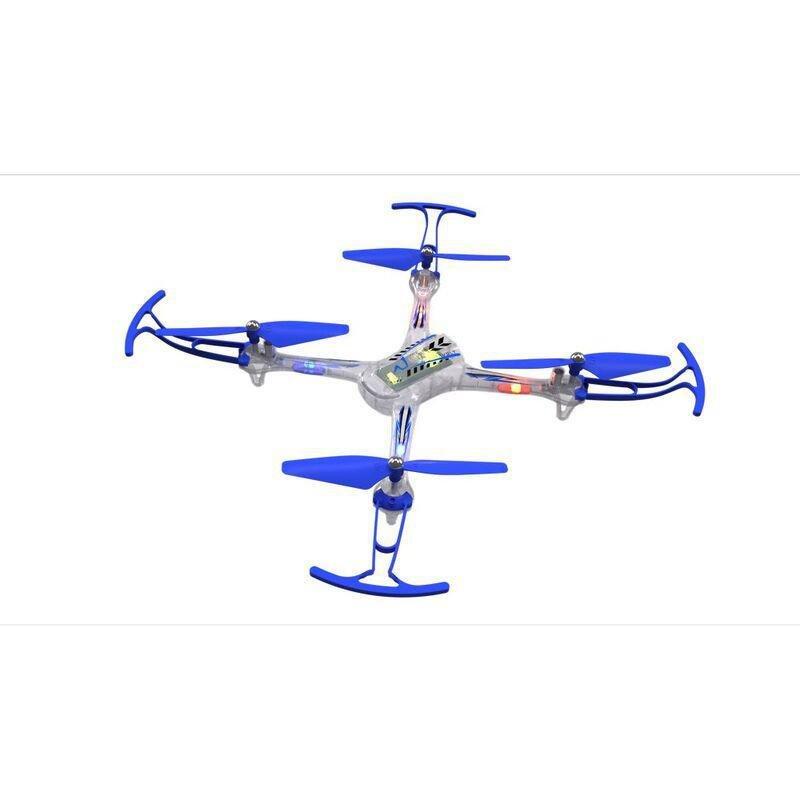 Syma 4-Channel Auto Hover R/C Stunt Drone - Blue/Orange, , large image number 2