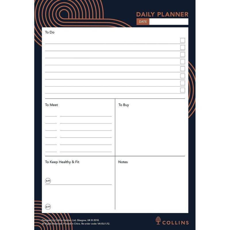 Collins A5 Vanguard Daily Planner - Blue, , medium
