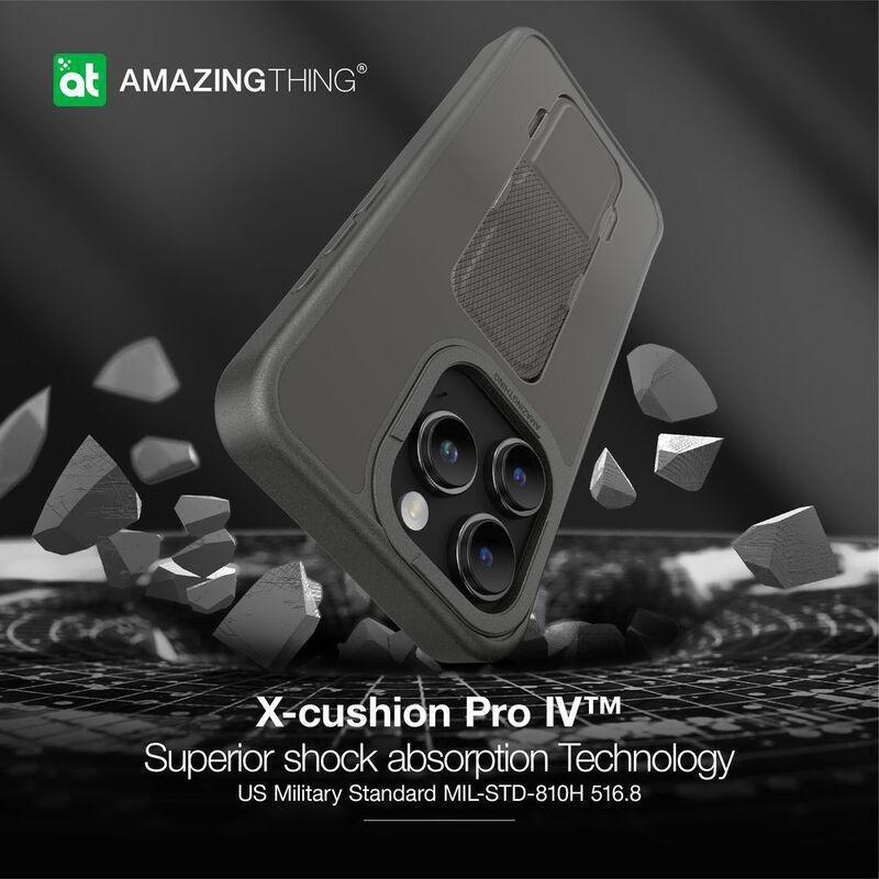 Amazing Thing Matte Pro MagSafe Drop Proof Case For iPhone 15 Pro Max 6.7-Inch - New Black, , large image number 3