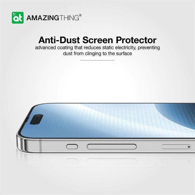 Amazing Thing iPhone 15 6.1-Inch 2.75D Fully Covered Radix Glass - Clear, , large image number 5