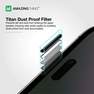 AMAZINGTHING - Amazing Thing iPhone 15 Pro 6.1-Inch 3D Fully Covered Dust Filter Titan Privacy Glass