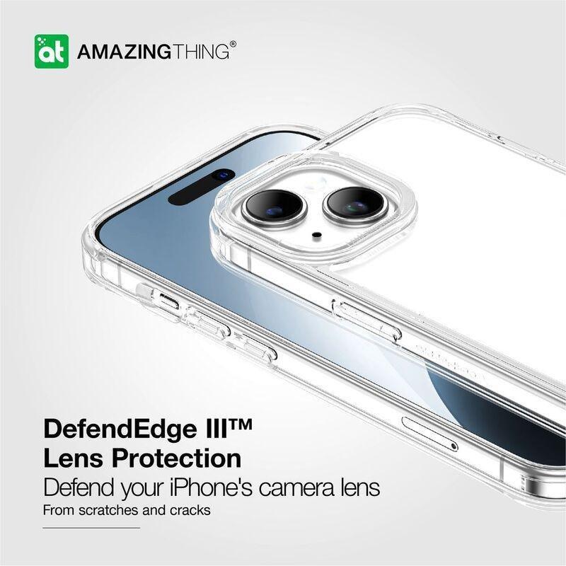 Amazing Thing Minimal Drop Proof Case For iPhone 15 Plus 6.7-Inch - Transparent, , large image number 2