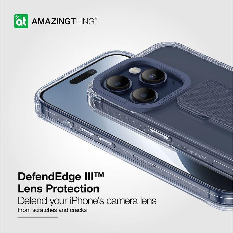 Amazing Thing Titan Pro Holder Drop Proof Case For iPhone 15 Pro Max 6.7-Inch - Dark Blue, , large image number 4