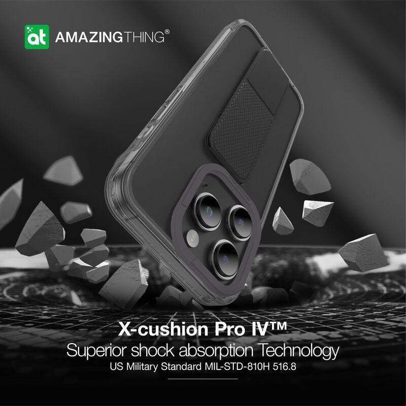 Amazing Thing Titan Pro Holder Drop Proof Case For iPhone 15 Pro Max 6.7-Inch - New Black, , large image number 3