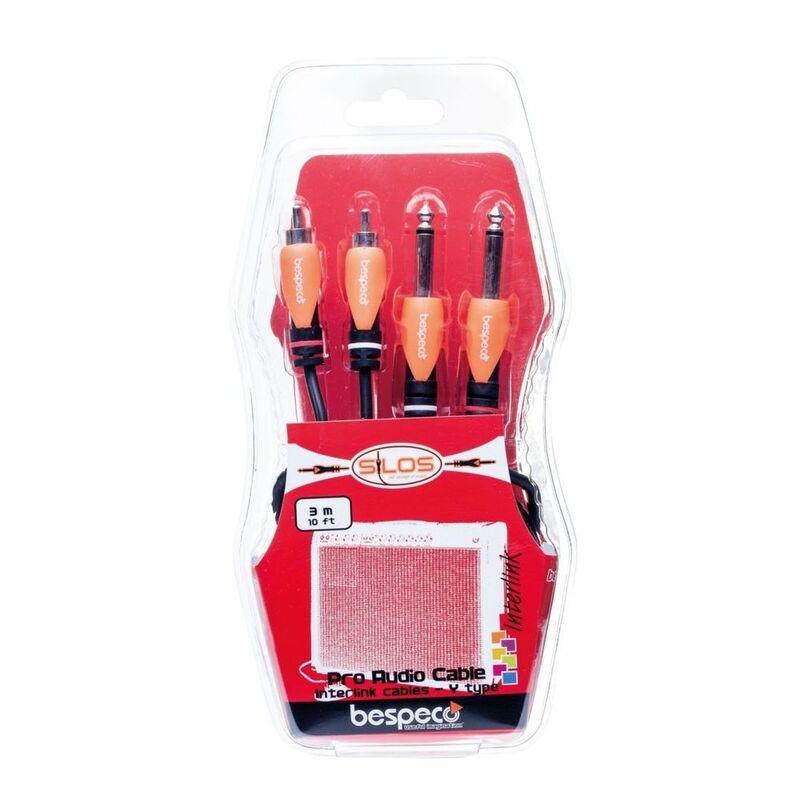 Bespeco SLY2JR500 2 Jack to 2 RCA 5M, , medium